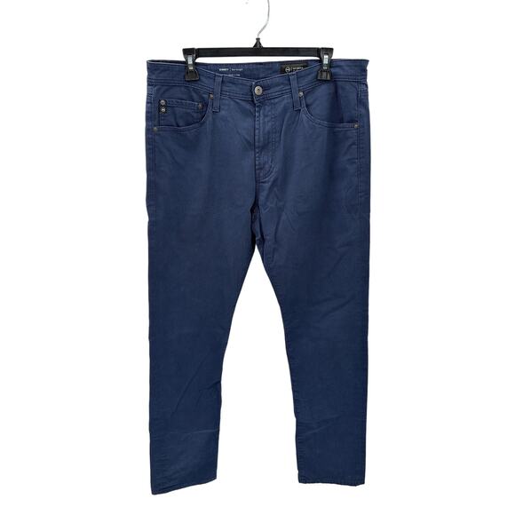 A.G. Adriano Goldschmeid The Everett Slim Straight Pant in Navy Print // 34 x 34 - Picture 1 of 9